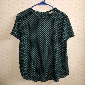 Turquoise Blouse from the LOFT